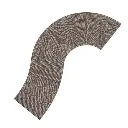 Route miniature en courbe à coller Noch 60316 - HO 1/87