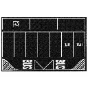 2 Feuilles "Parking" Asphalte 220x140mm NOCH 60718 - HO 1/87