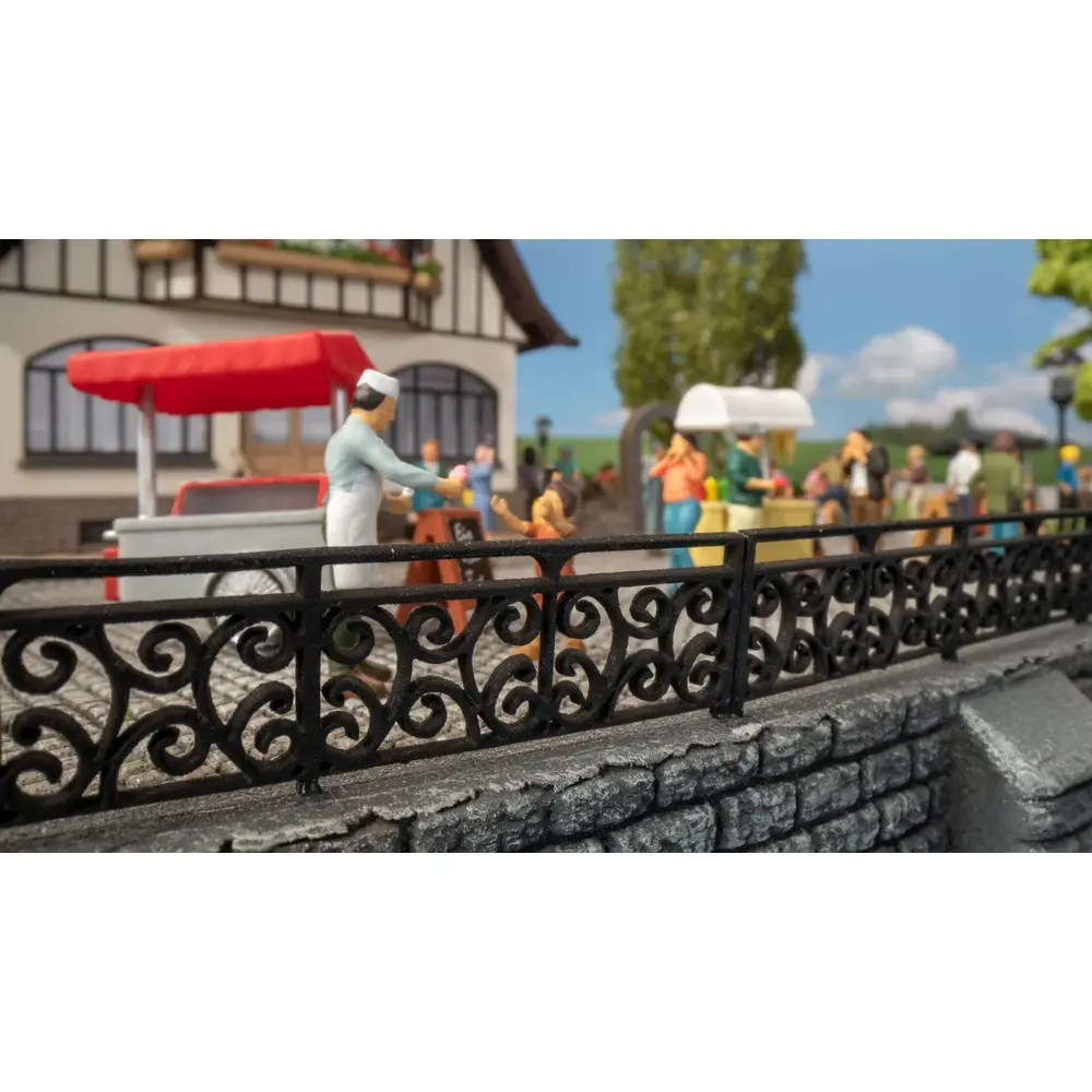 Garde corps en fer forgé | NOCH 14209 | HO 1/87 -