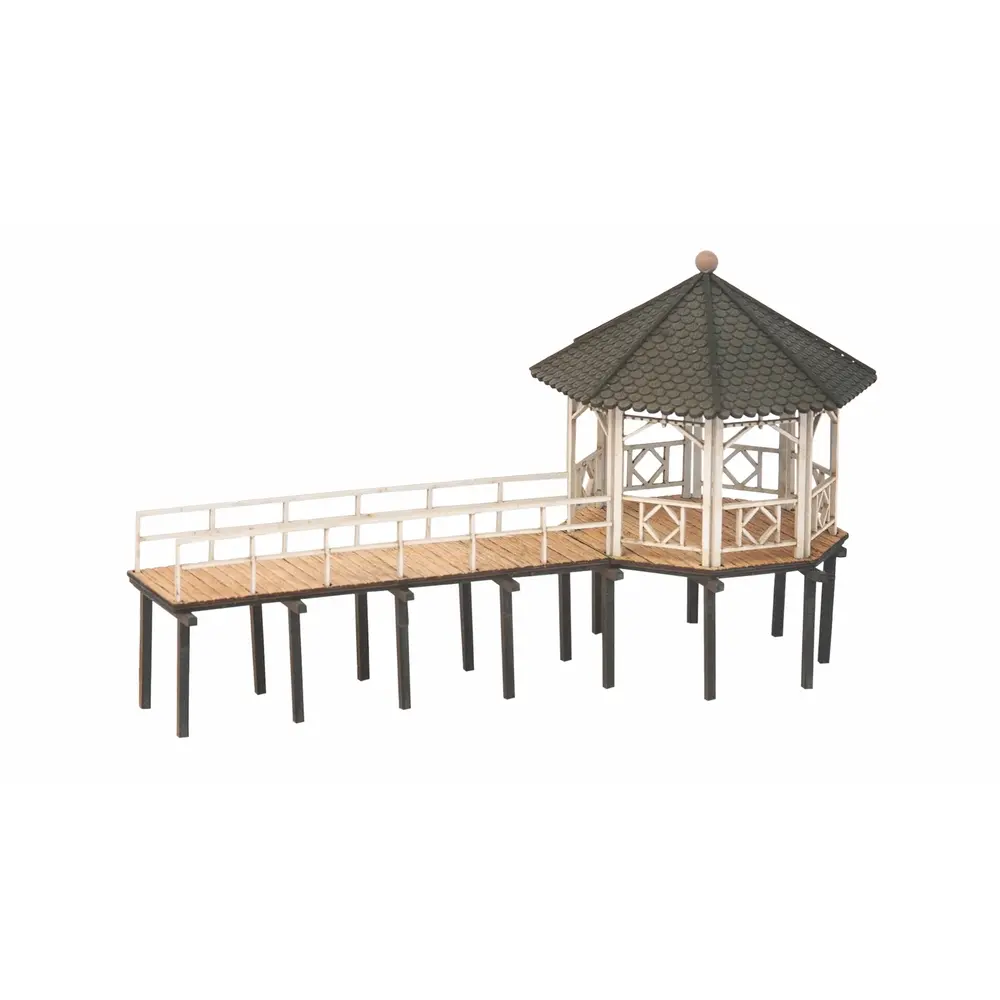 Un pavillon événementiel NOCH 14264 - HO 1/87- 129x52x71 mm