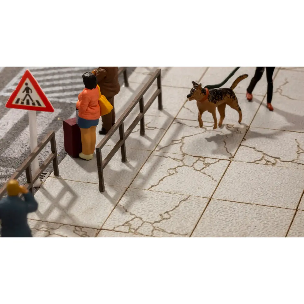 Dalles de béton grand format - NOCH 14629 - N 1/160ème