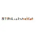 Pack XL 18 Figurines "Au boulot" NOCH 16111 - HO 1/87ème
