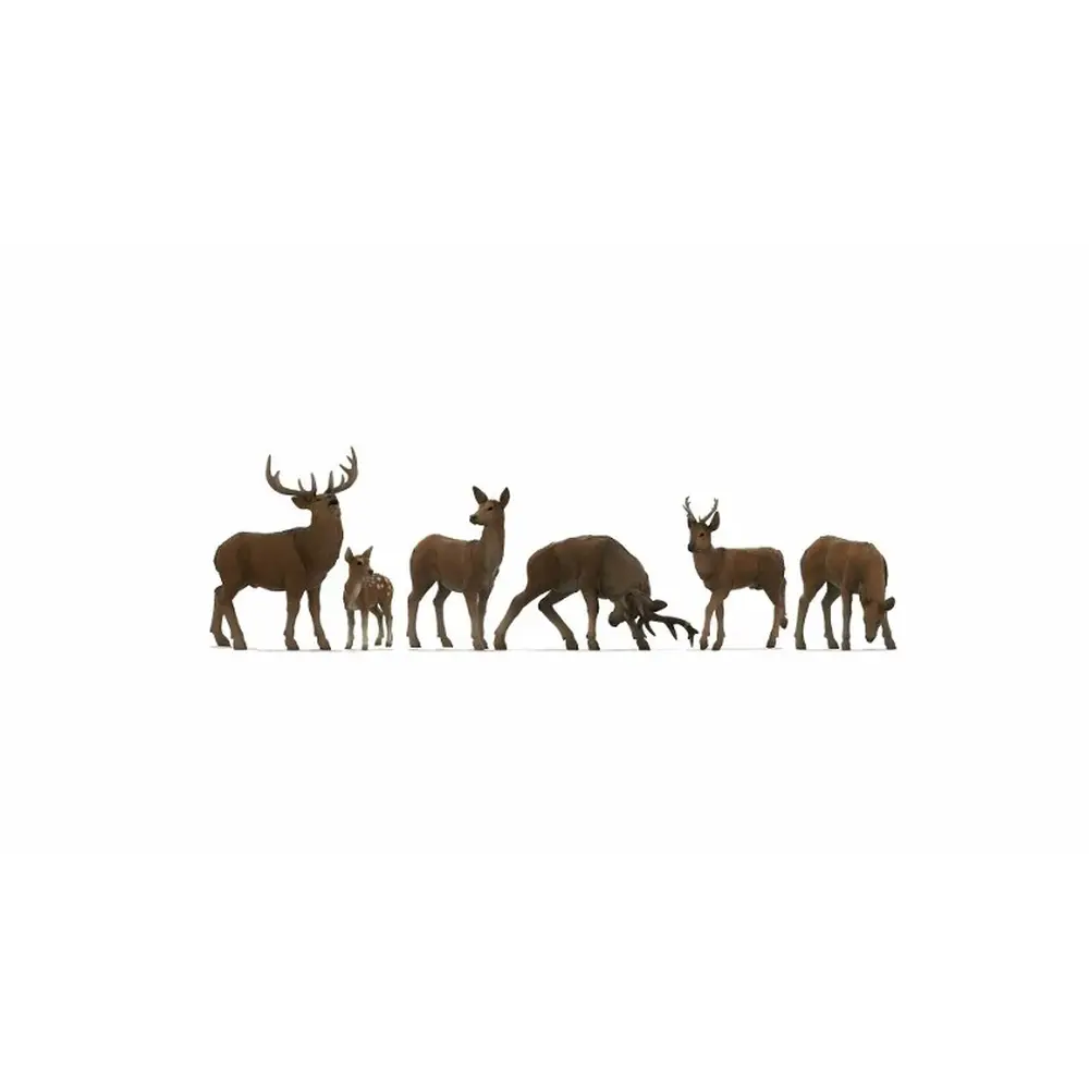 Lot de 6 Cerfs - Noch 44541 - Z : 1/220