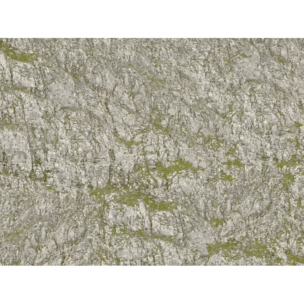 Rochers froissés XL - Gris - NOCH 60311 - Échelle HO / TT / N / O - 610 x 345 x 1 mm