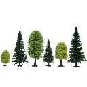 Pack de 25 arbres Mixtes Noch 32811 - N 1/160 - Z 1/220 - 35 à 90 mm
