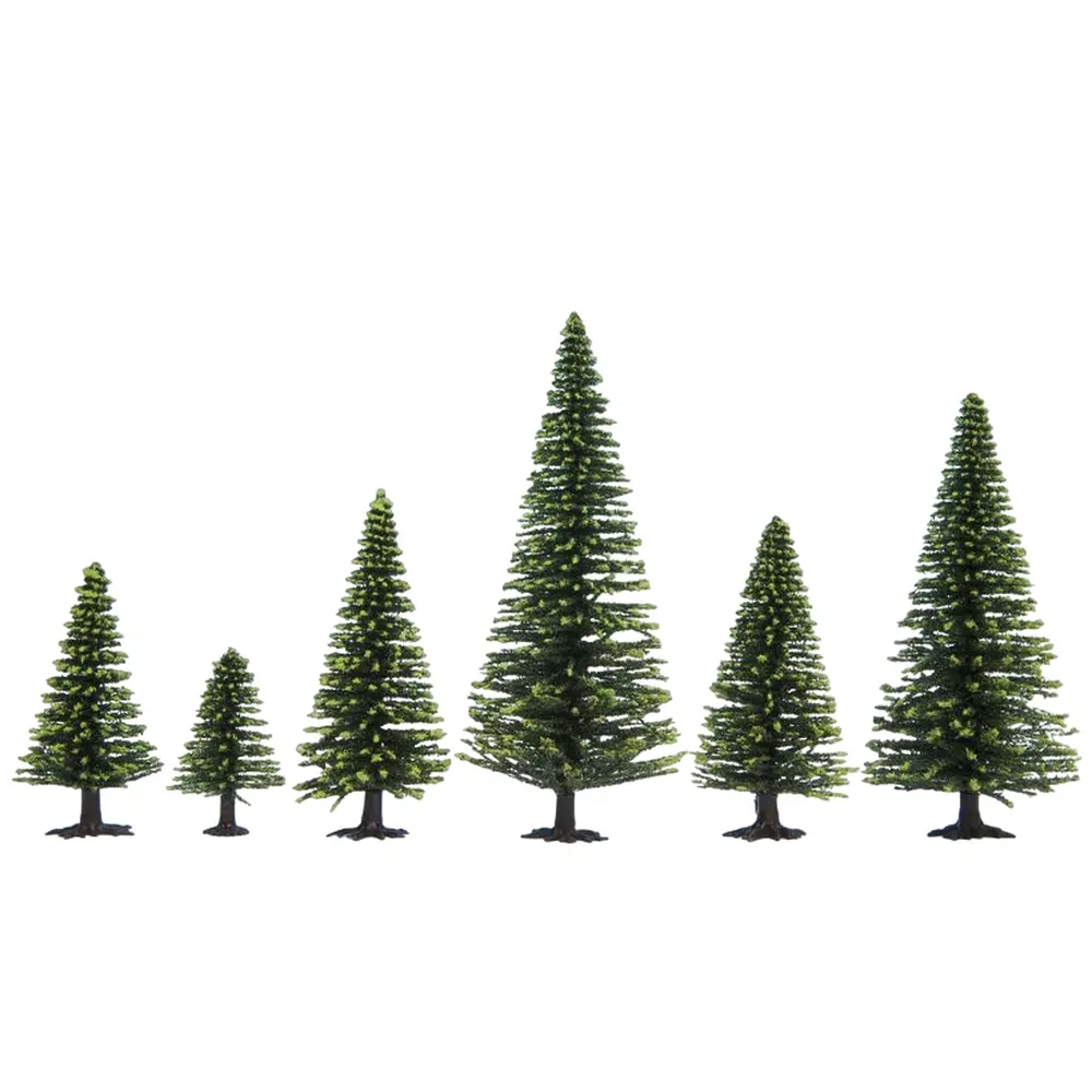 Pack de 25 sapins Noch 32825 - N 1/160 - Z 1/220 - Hauteur 35 à 90 mm