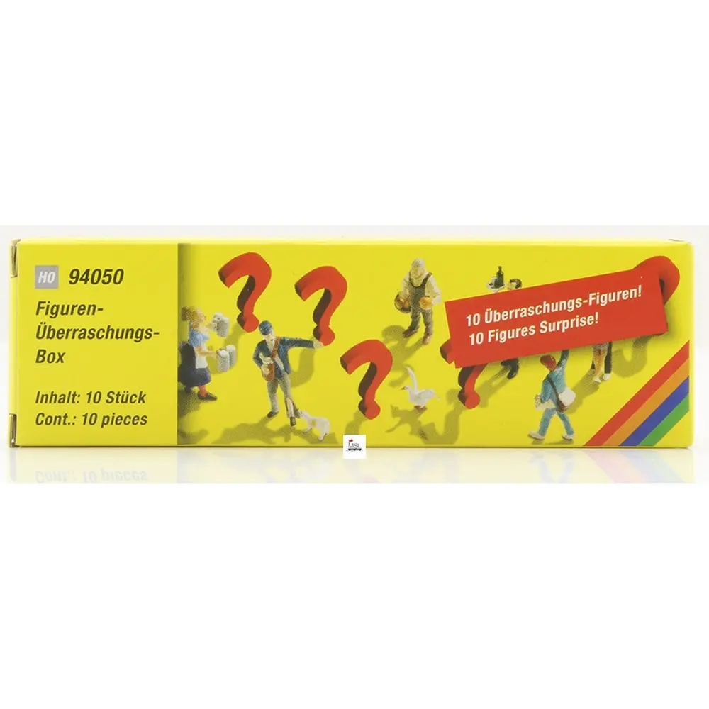 Boîte Surprise ! 10 Figurines édition unique et limitée ! NOCH 94050 | HO 1/87