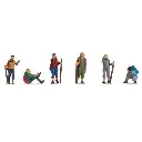 Personnages randonneurs pélerins - NOCH 15868 - HO 1/87