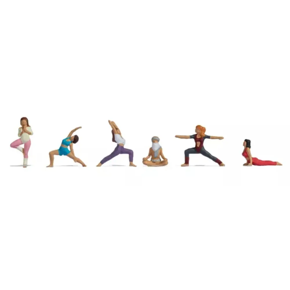 Personnages au yoga - Noch 15888 - HO 1/87