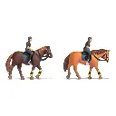 Personnages - policiers avec chevaux - NOCH 36078 - N 1/160