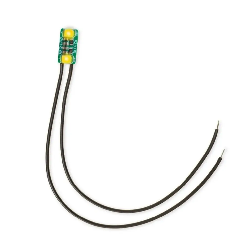 Lot de 8 Micro-Pièces Double LED - Blanc Chaud - Noch 51286 - Toutes Echelles