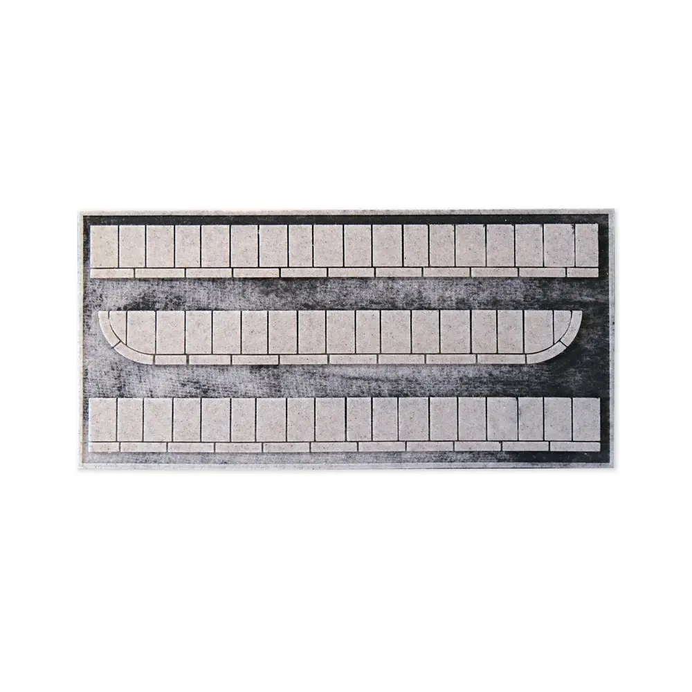 Chaussée structurée dalles de béton - Noch 60340 - HO 1/87