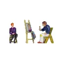 Peintre et son modèle - HO 1/87 - NOCH 10415