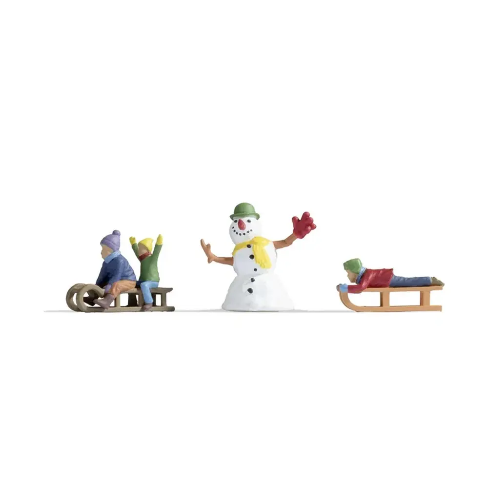 Enfants dans la neige - Noch 17921 - 0 1/43