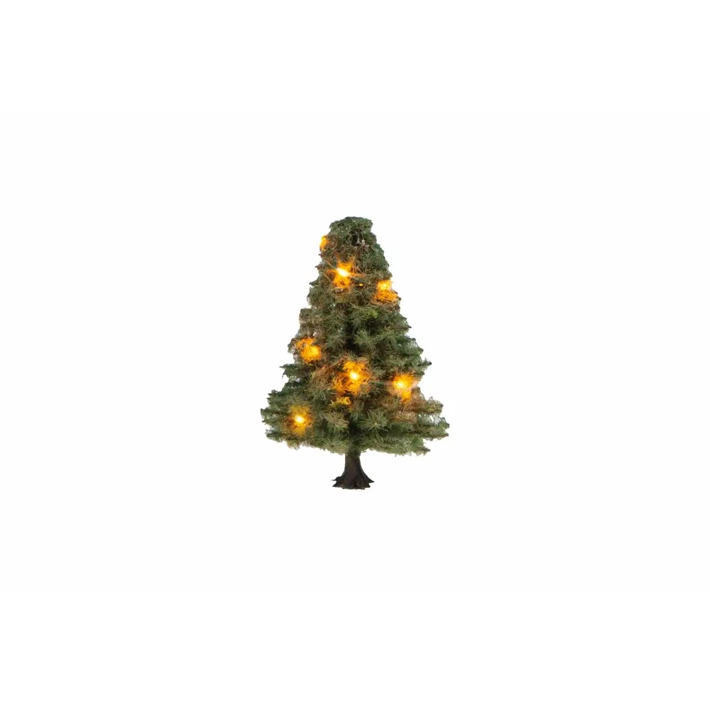 Sapin de noël illuminé - Noch 22111 - Echelles HO, TT, N, Z