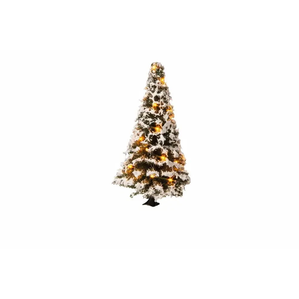 Sapin de Noël éclairé - Noch 22120 - Echelles HO, N, 0, TT