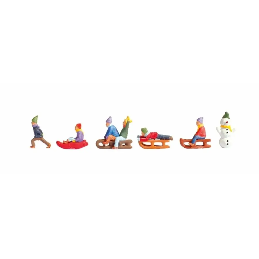 Enfants dans la neige - Noch 45819 - Echelle TT 1/120