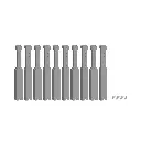 10 piliers easy Track, réglables en hauteur 80/138 mm - Noch 53943 - HO 1/87