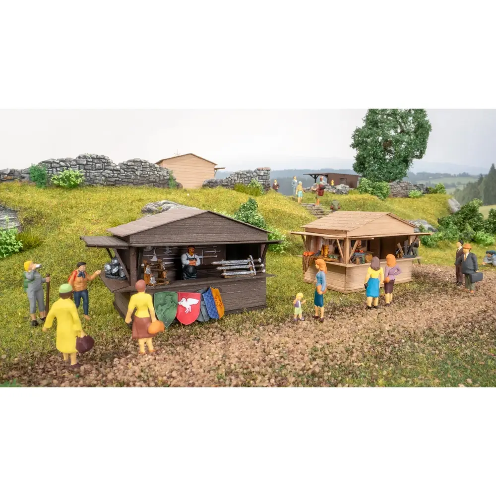 Marché Moyenâgeux - Noch 65618 - HO 1/87