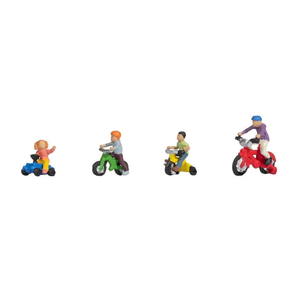 Enfants à vélos - Noch 15908 - HO 1/87