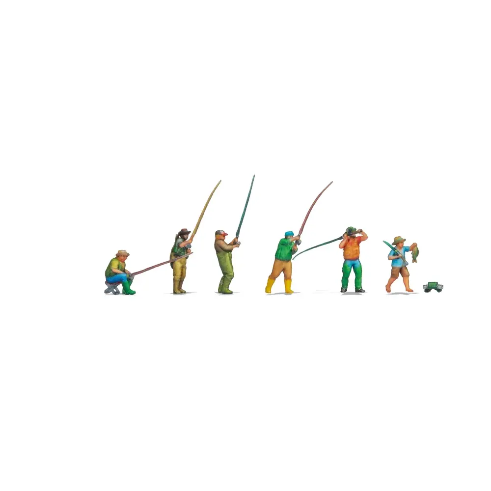 Lot de 6 Pêcheurs - Noch 44533 - Z 1/220