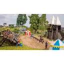 Tournoi des chevaliers en micro-motion avec micro-son - Noch 66828 - HO 1/87