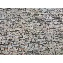 Feuille de carton 3D « Mur en pierre de taille » - Noch 56640 - HO 1/87
