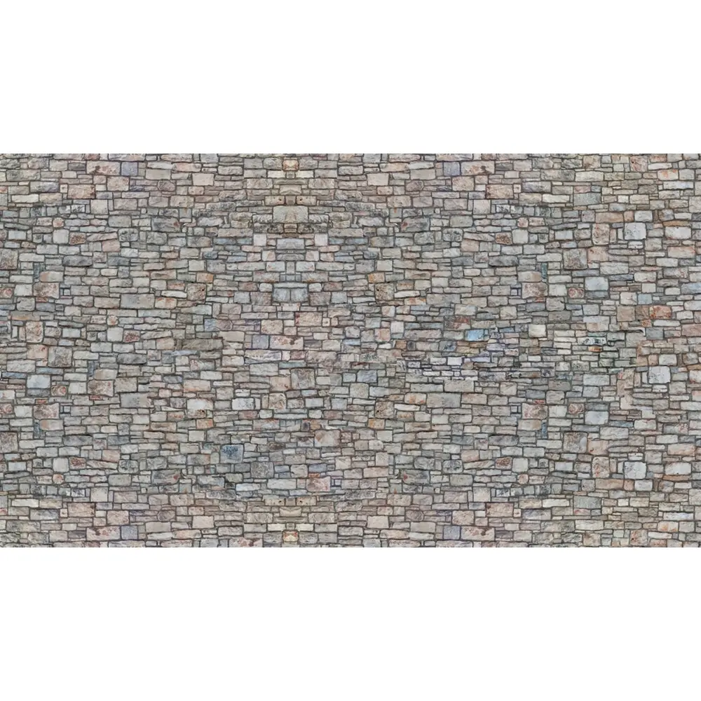 Feuille de carton 3D « Mur en pierre de taille » - Noch 56940