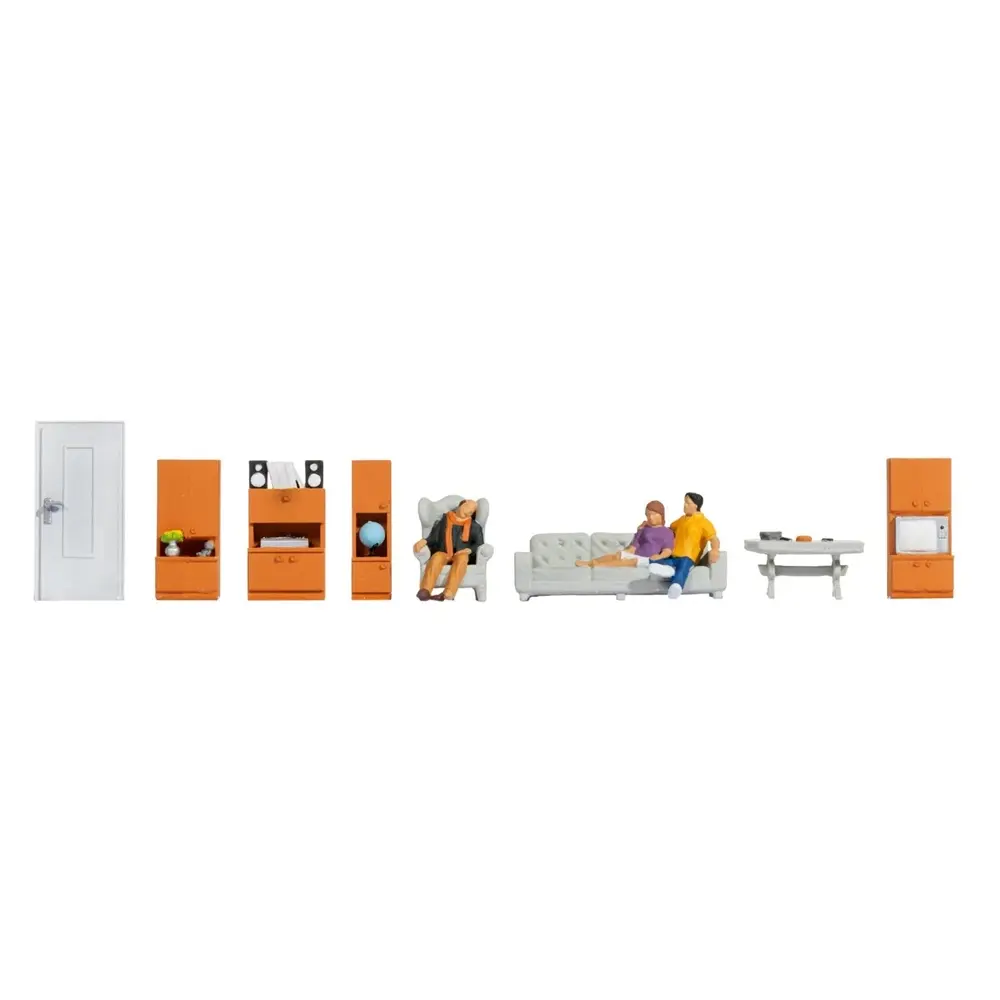 Coffret de figurines thématiques « Salon » - Noch 16286 - 1/87 HO