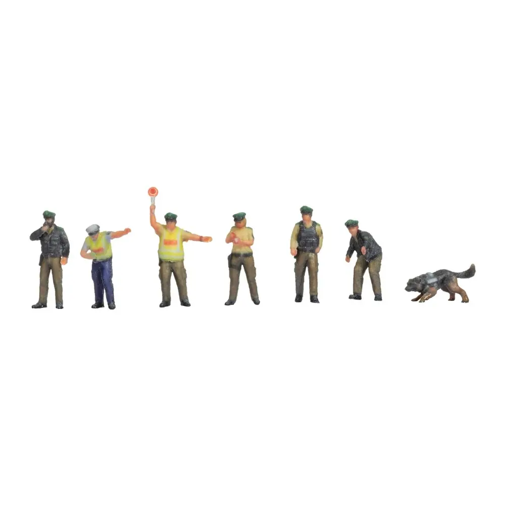 Agents de police en uniforme vert - Noch 44010 - 1/220 Z