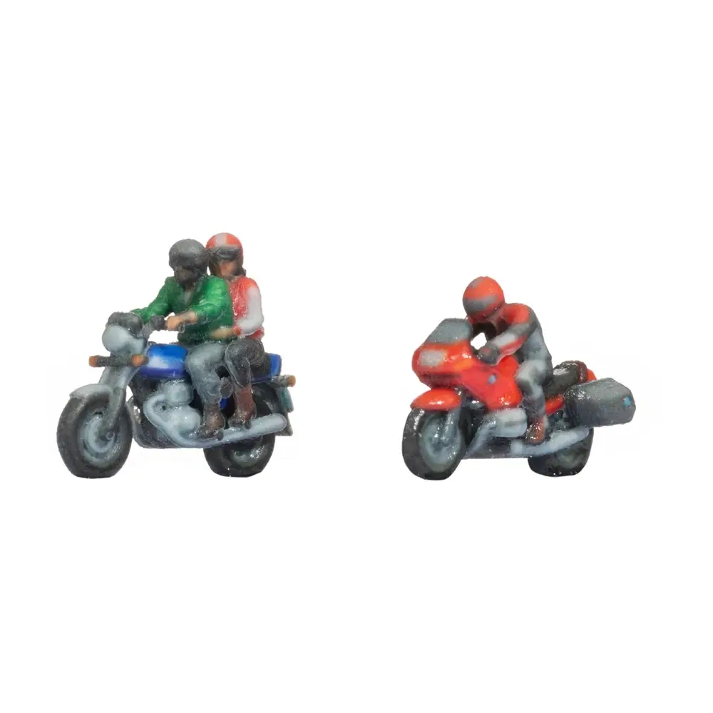 3 figurines à motos - Noch 44837 - Z 1/220
