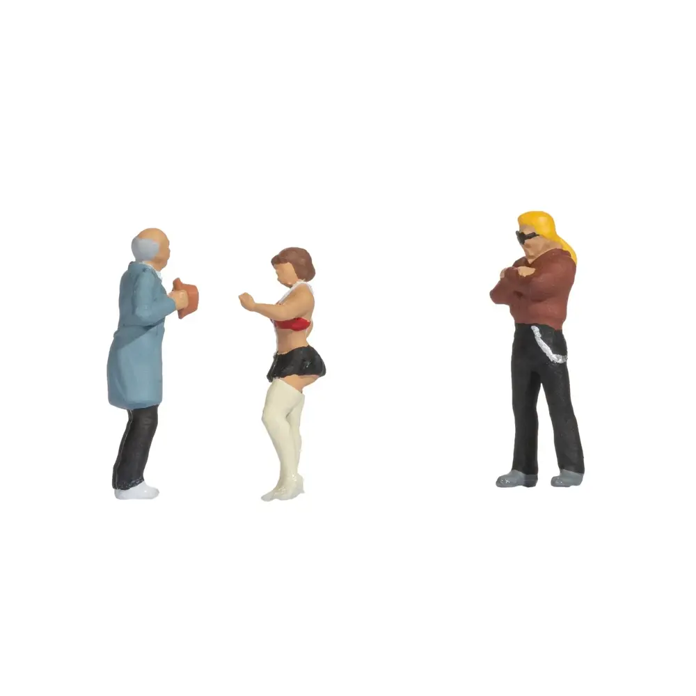 Scène amusante "Zone de trottoir" - Noch 16608 - HO 1/87