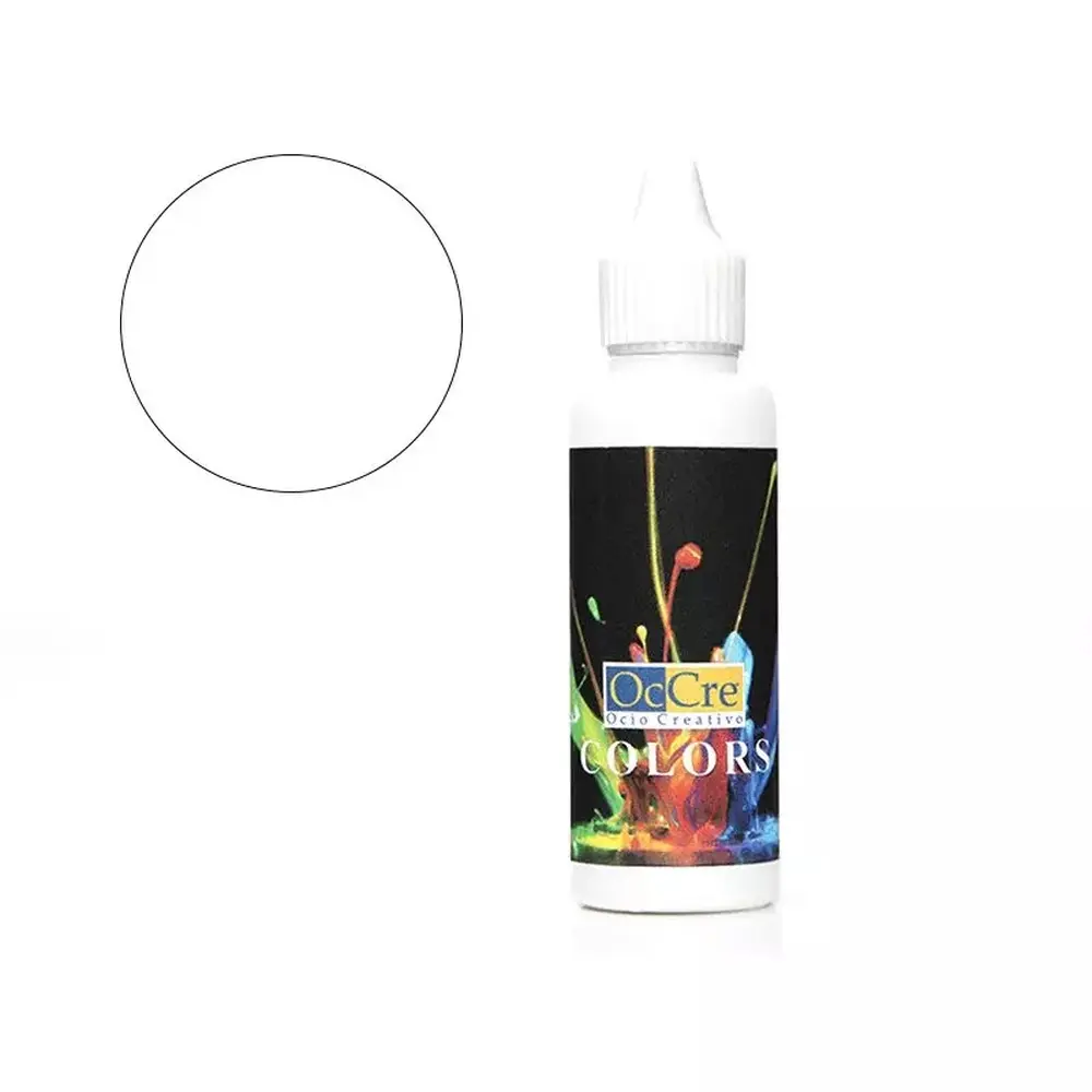 Peinture acrylique blanc 30 ml - Occre 19300
