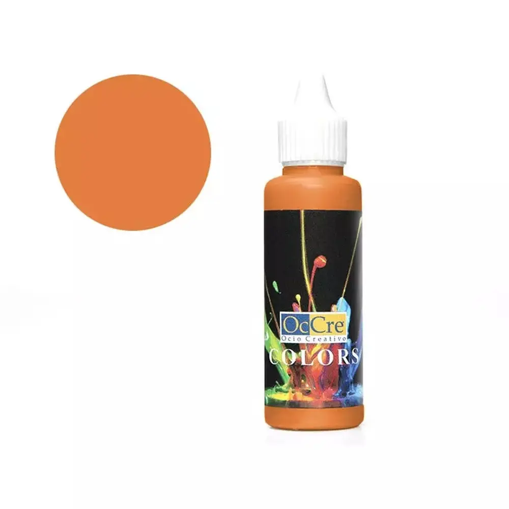 Peinture acrylique orange 30 ml - Occre 19309
