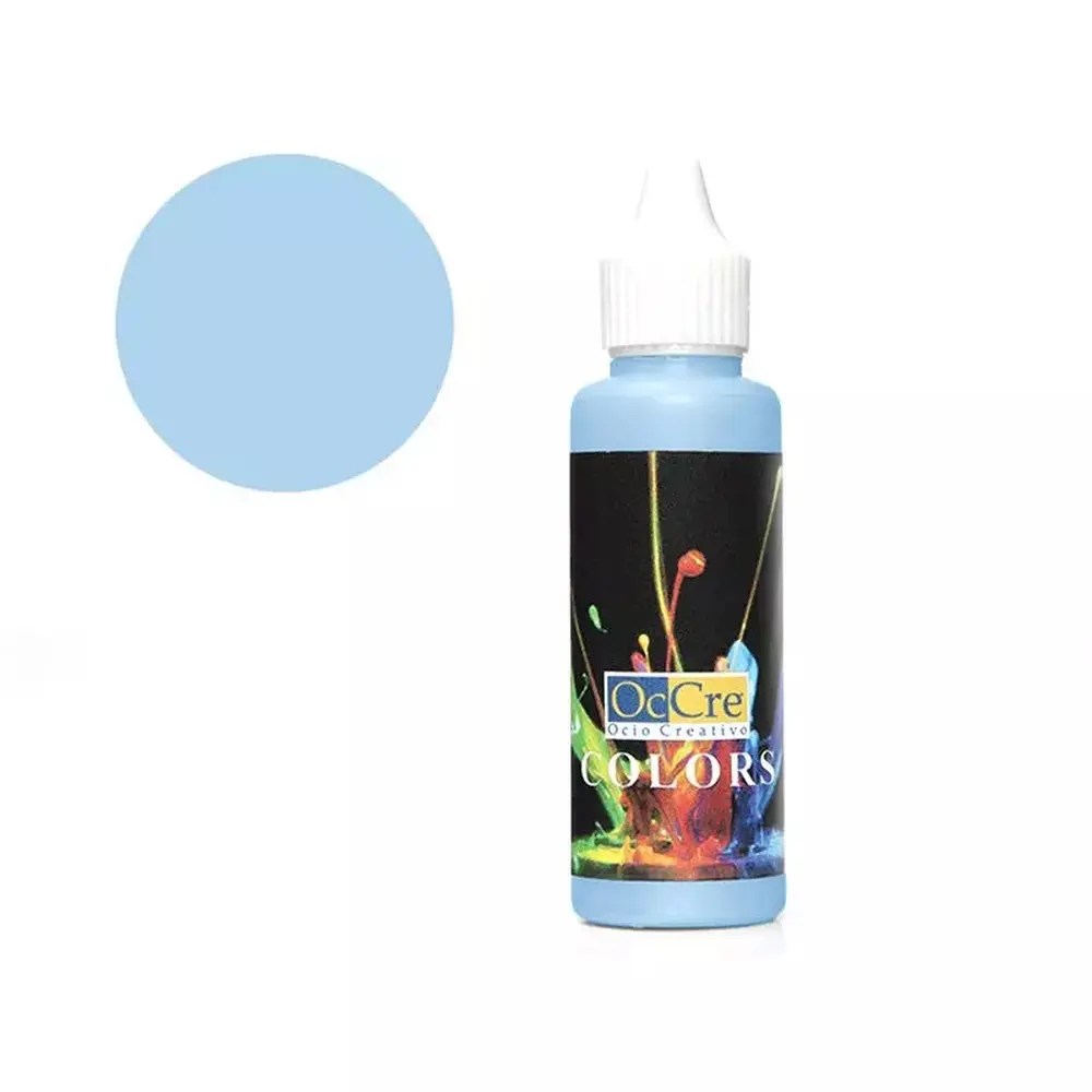 Peinture acrylique bleu clair 30 ml - Occre 19311
