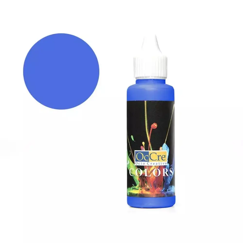 Peinture acrylique bleu foncé 30 ml - Occre 19313