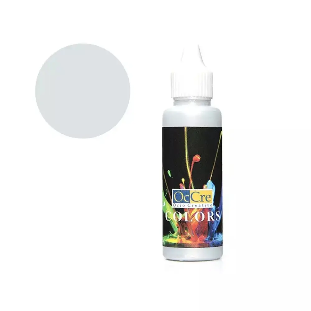 Peinture acrylique argent 30 ml - Occre 19382