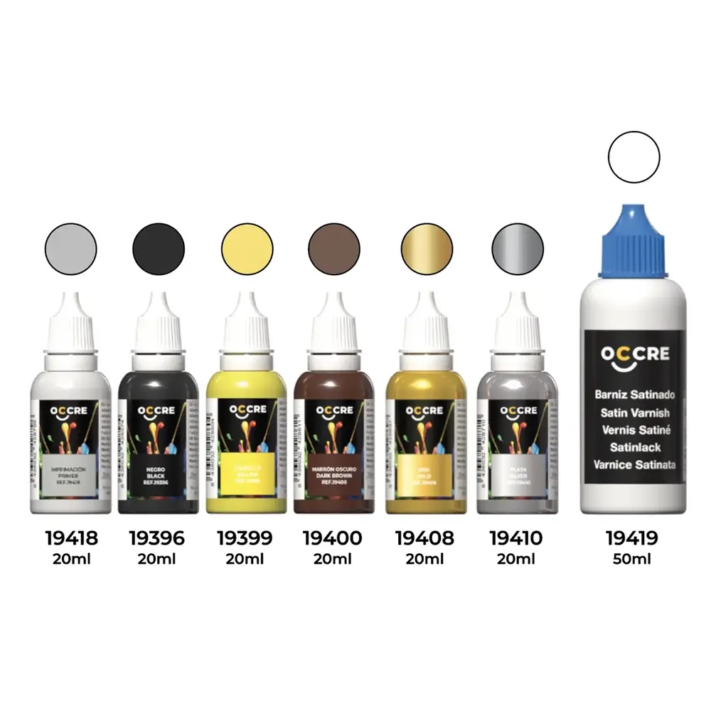 Pack Peinture Acrylique pour locomotive Rocket - Occre 90539
