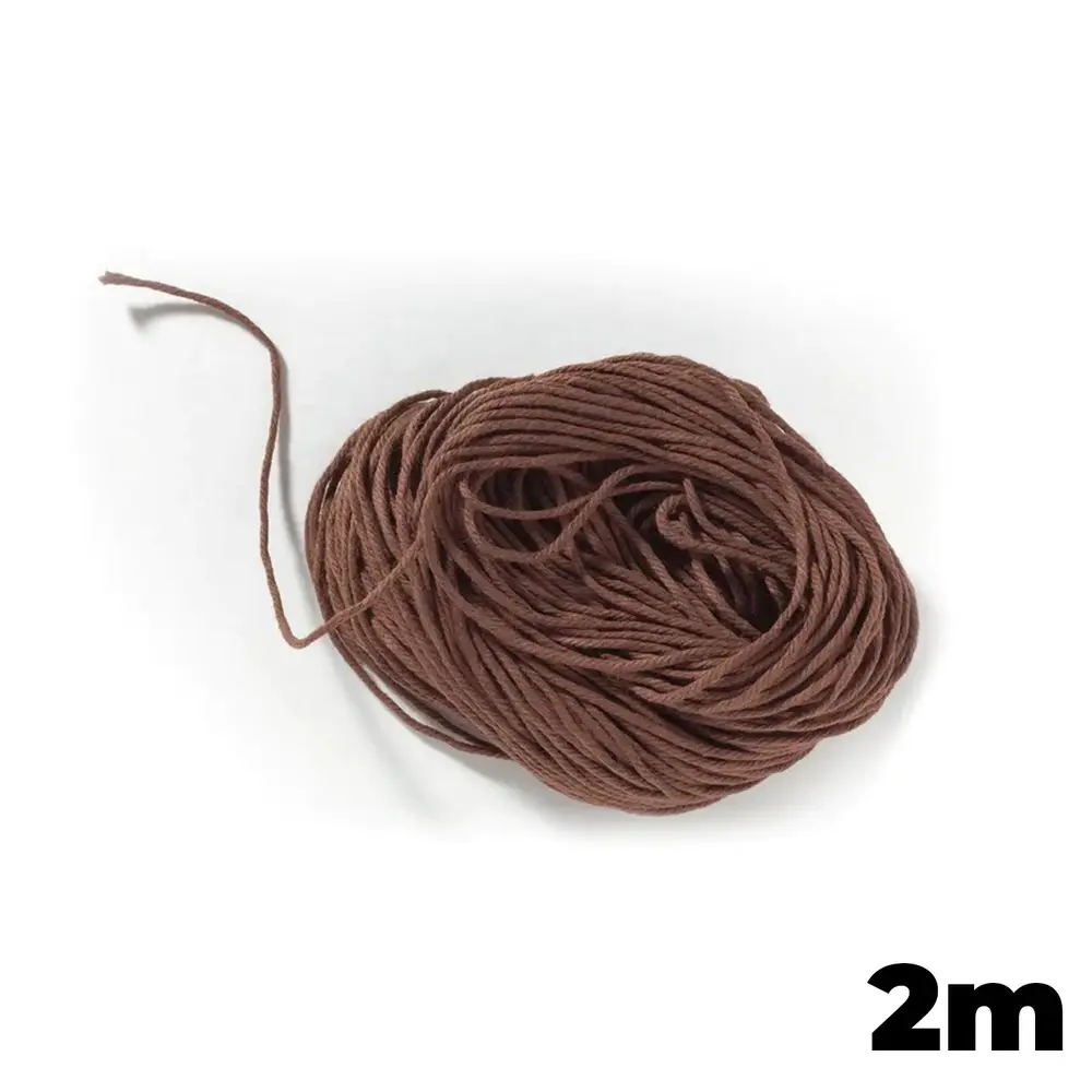 Fil de coton brun 1,5x2m - Occre 17036