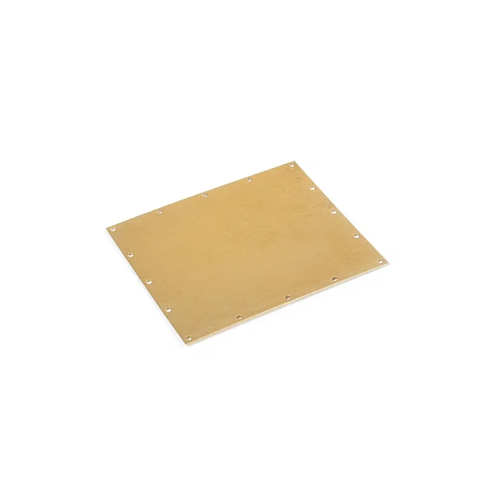 Plaque en laiton 55x47x0,3 mm - Occre 17045
