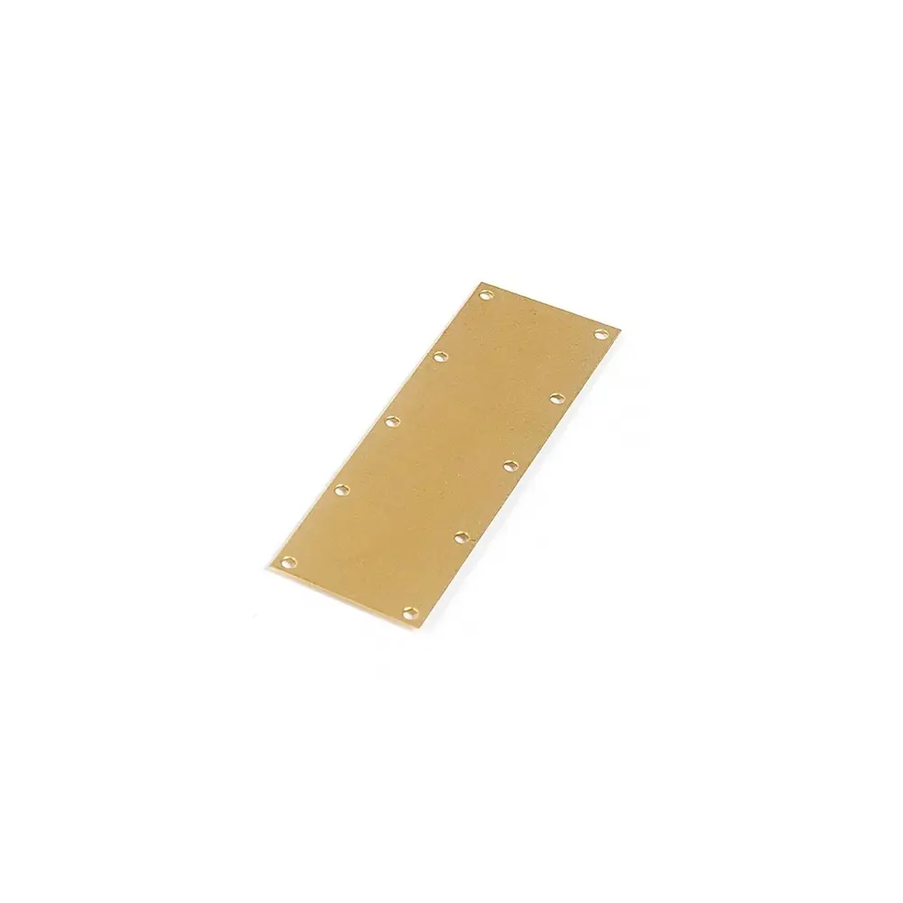Plaque en laiton 47x16x0,3 mm - Occre 17046