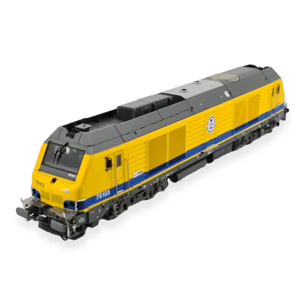 Locomotive diesel BB75103 OS.KAR 7502DCCS - HO : 1/87 - TSO - EP VI