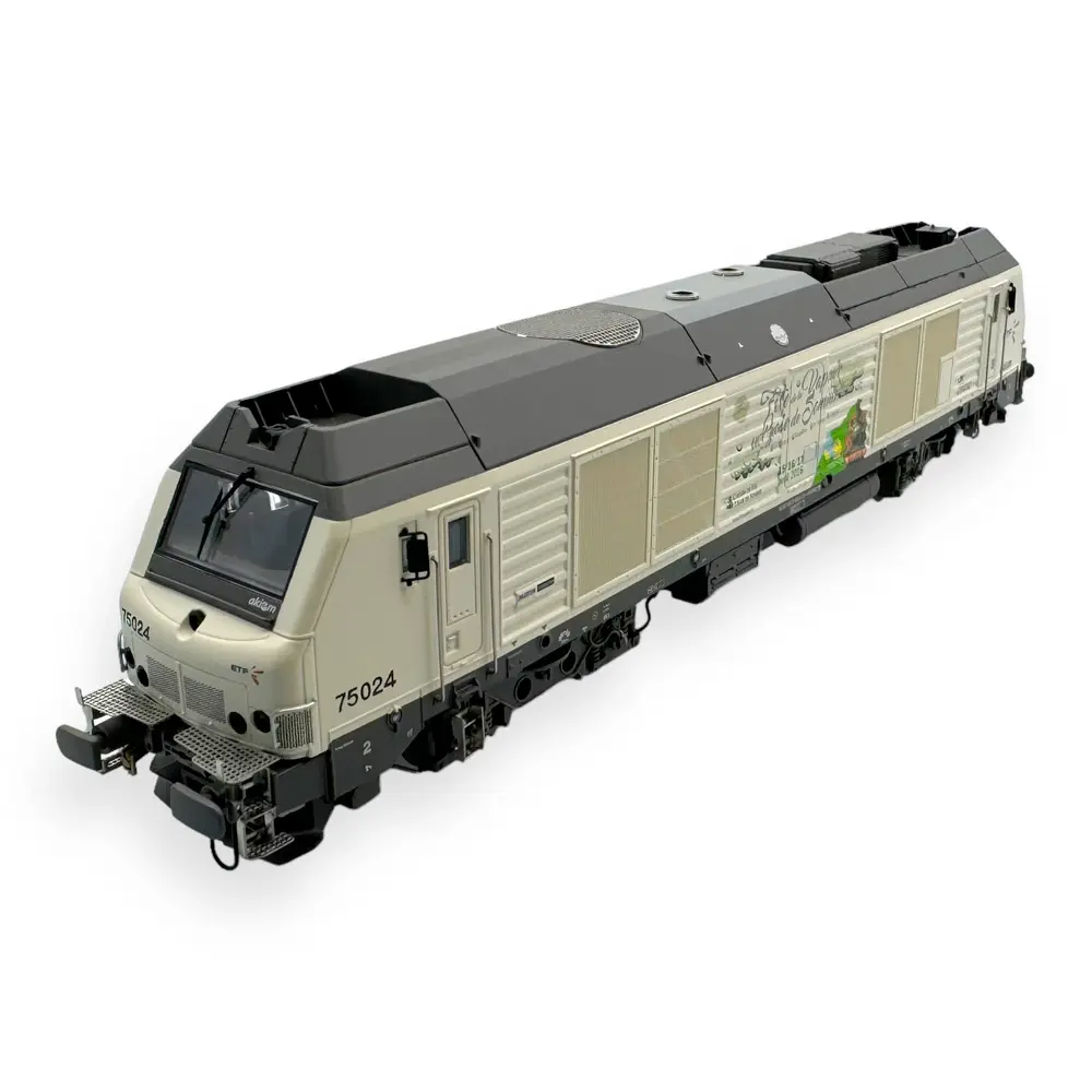Locomotive Diesel BB 75024 - OS.KAR 7504 - HO 1/87 - SNCF - EP VI - Analogique