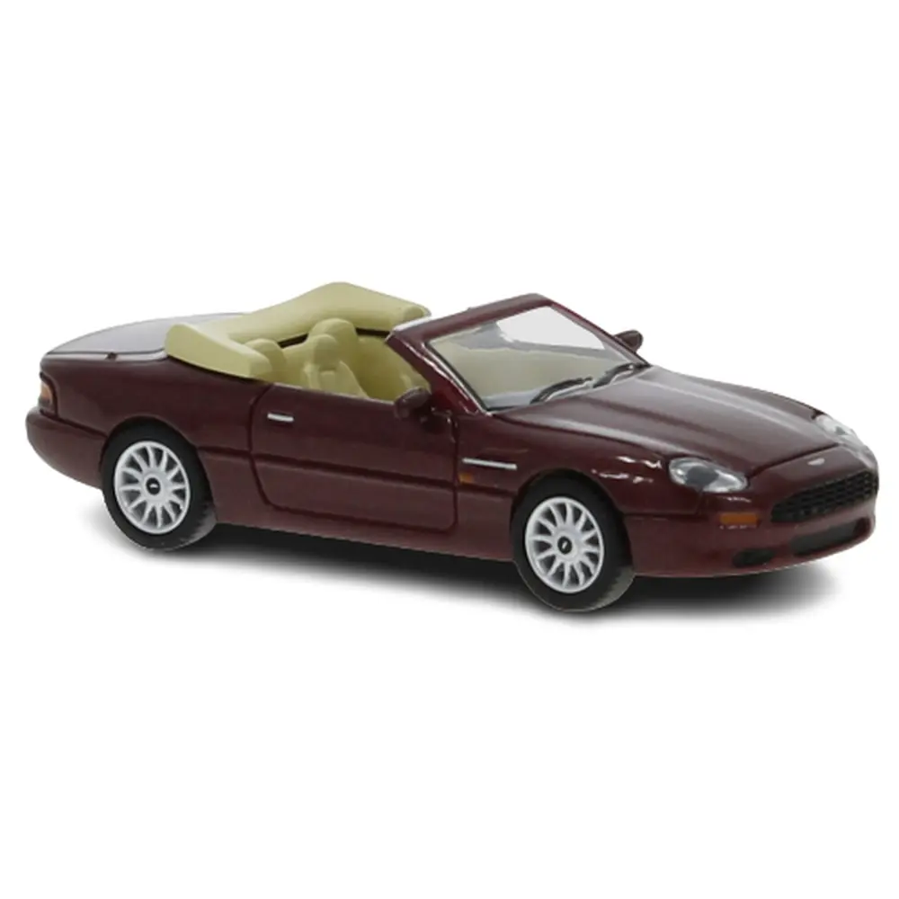 Voiture Aston Martin DB7 Volante cabriolet rouge métallisé PCX 870146 - HO 1/87