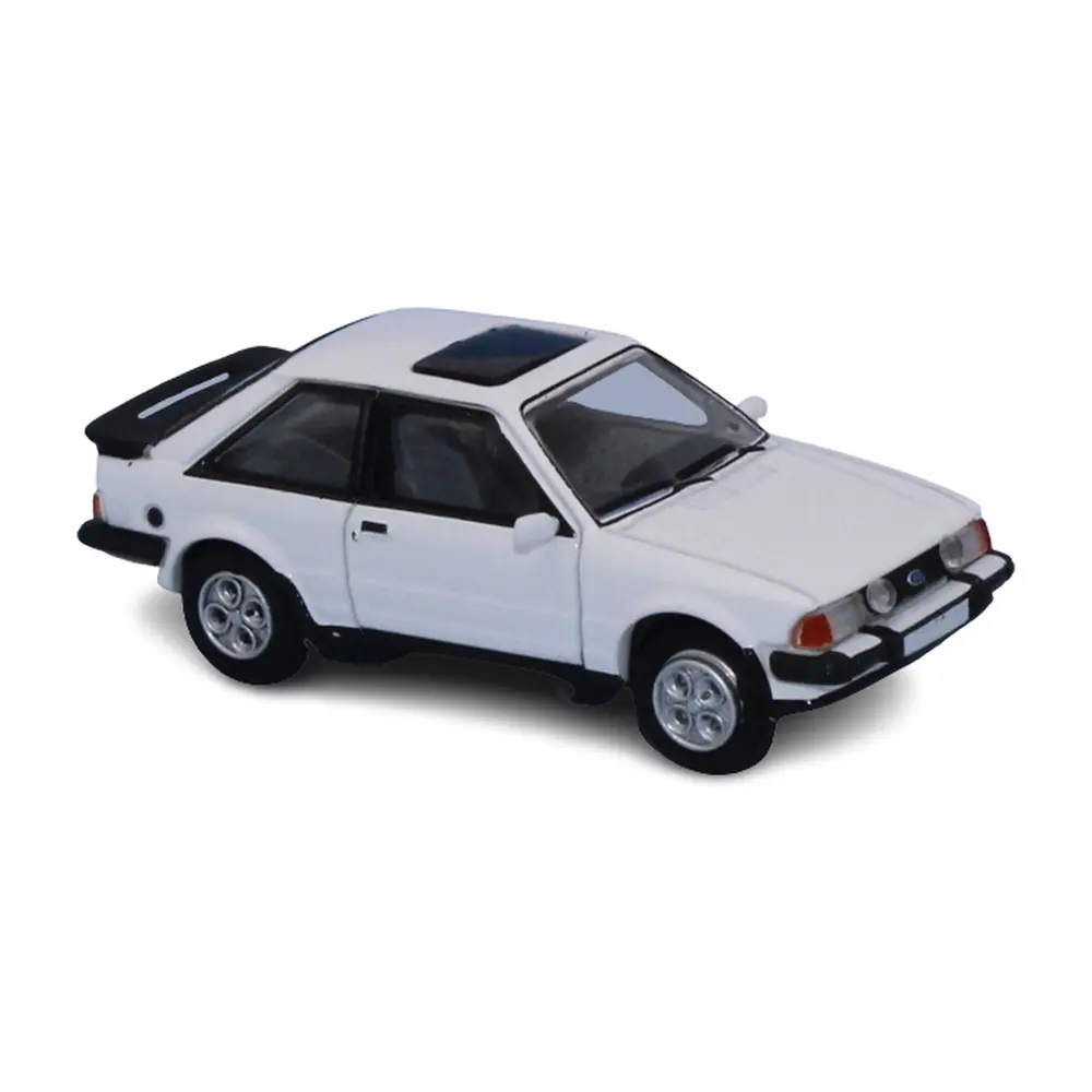 Voiture Ford Escort MK III XR3 blanche, PCX 870091 - HO 1/87