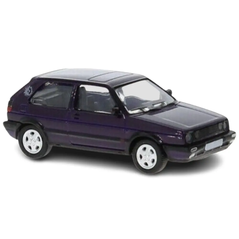 Voiture VW (Volkswagen) Golf II GTI Prune foncée métallisée PCX 870304 - HO 1/87
