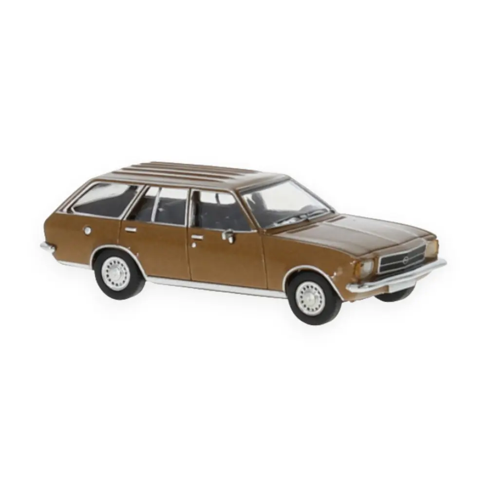 Voiture Opel Rekord D Caravan break - Brun métallisé - PCX 870403 - HO 1/87