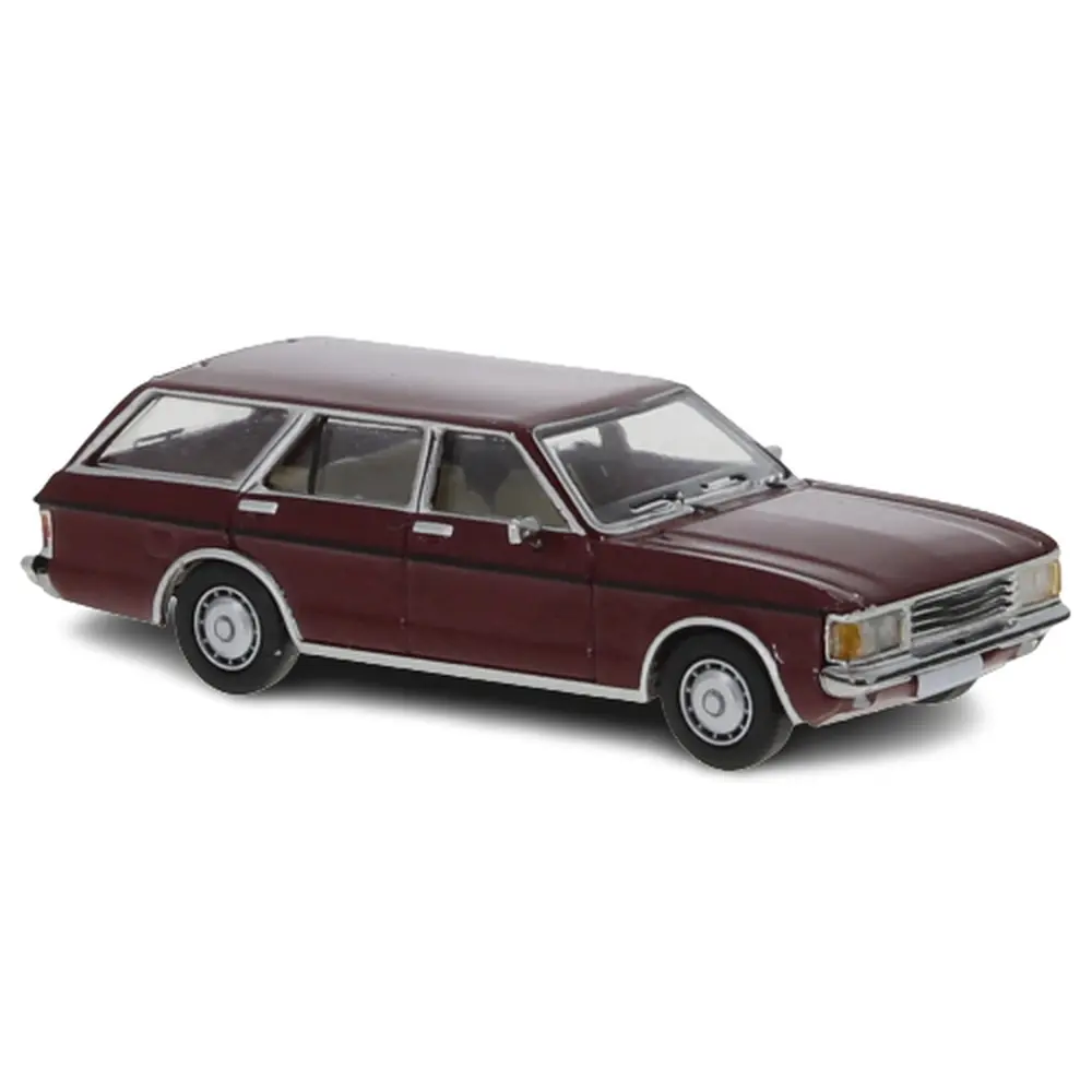 Voiture Ford MK I Turnier break - Rouge foncé métallique - PCX 870407 - HO 1/87