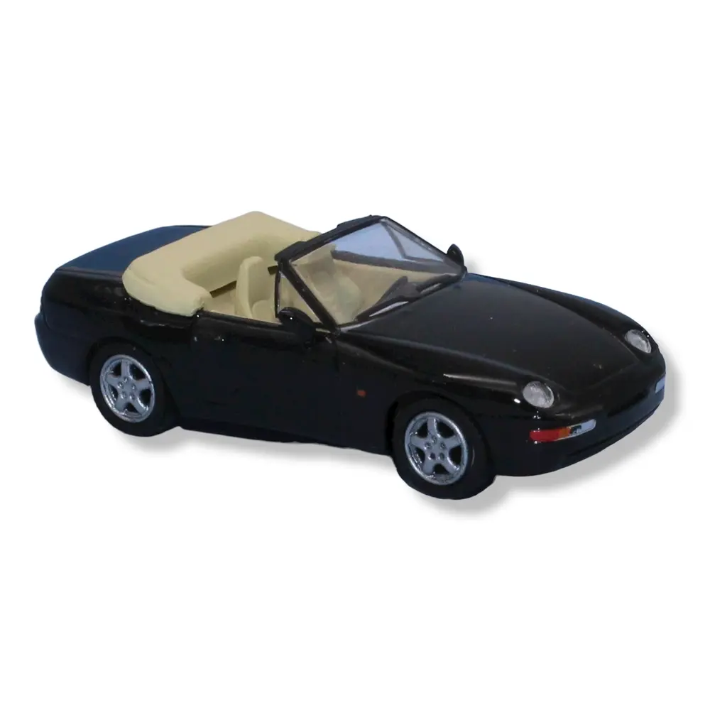 Voiture Porsche 968 cabriolet PCX 870183 - HO 1/87 - noir