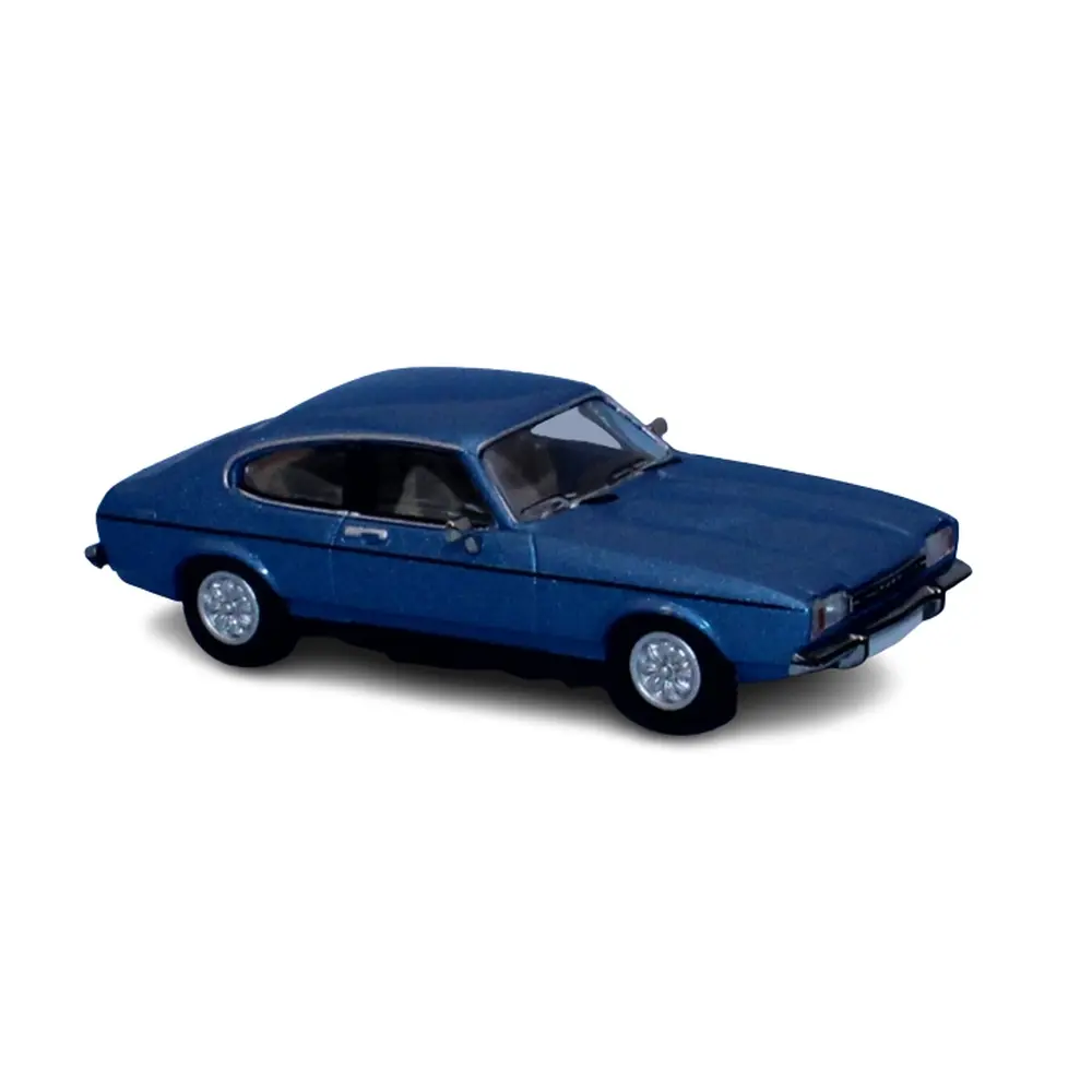 Véhicule Ford Capri Mark II - Bleu - PCX87 0646 - HO : 1/87